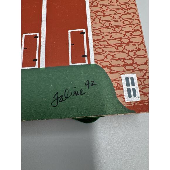 1992 Cat's Meow American Barn Series Pennsylvania Bank Barn Shelf Sitter - Picture 7 of 9